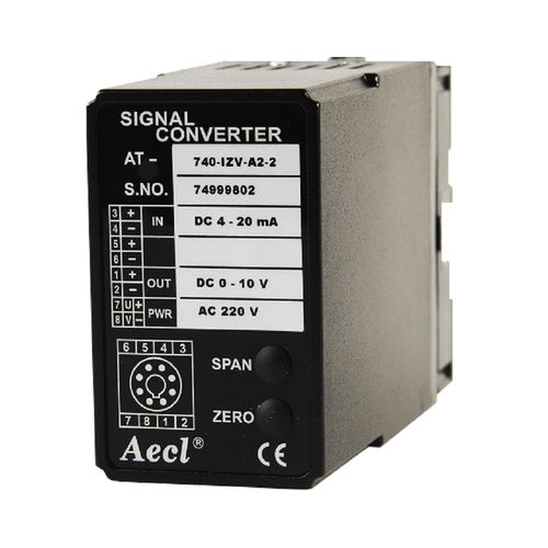 Convertidor de señal - AT-740 VZV VZI IZV IZI - Autotronic Enterprise Co., Ltd. (Aecl) - en riel DIN