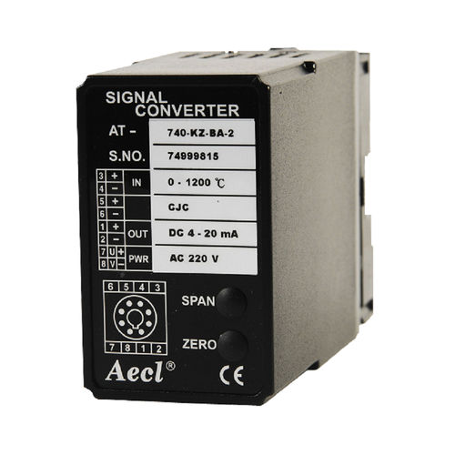 Convertidor de señal - AT-740 JZ KZ EZ TZ RZ - Autotronic Enterprise Co., Ltd. (Aecl) - para termopar / en riel DIN