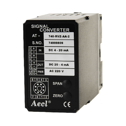 Convertidor de señal analógico - AT-740 RV RVZ - Autotronic Enterprise Co., Ltd. (Aecl) - en riel DIN