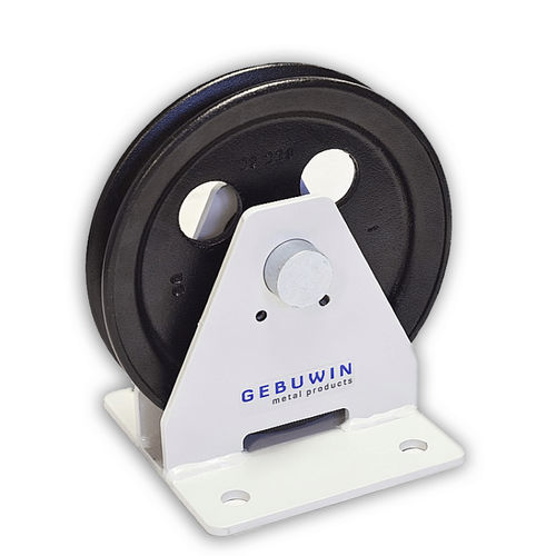 Polea para cable - KB150-7500 - Gebuwin - de hierro fundido