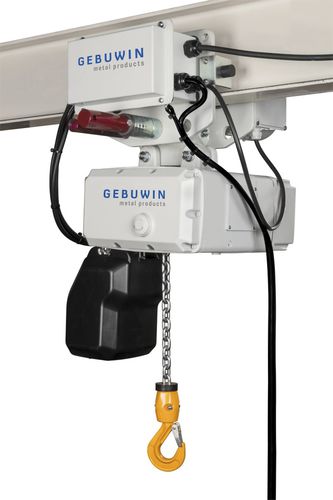 Polipasto de cadena eléctrico - EH125-2000 - Gebuwin - 2 velocidades / con carretillas