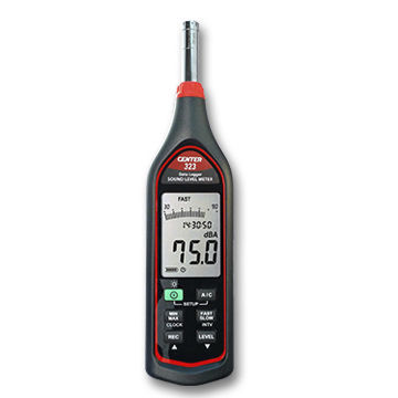 Sonómetro integrador - 323  - CENTER TECHNOLOGY - clase 2 / digital / con adquisición de datos