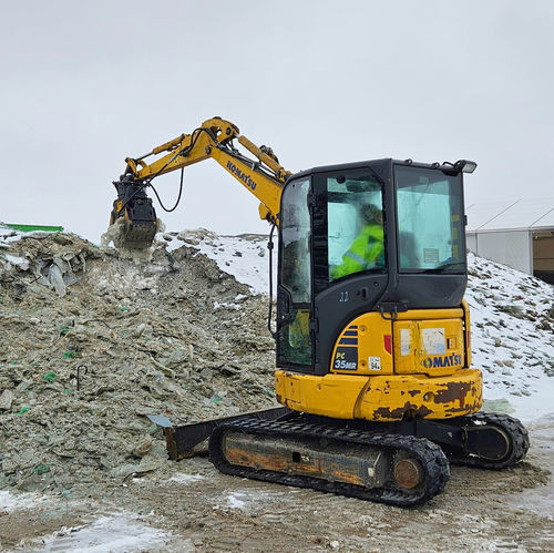 Pinza seleccionadora hidráulica - MB-G400 S4 - MB Crusher - para tuberías / de leña / para pasta