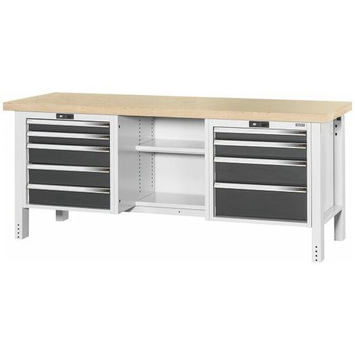 Banco de trabajo de acero - 921204 2000 - Garant - para taller / con cajones / modular