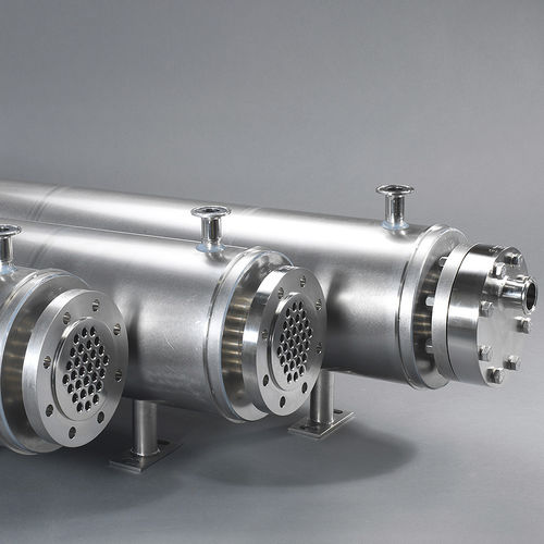 Intercambiador de calor de coraza y tubos - Fluitec mixing + reaction solutions AG - líquido-líquido / líquido-gas / gas-gas