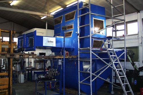 Mezclador de gas para la industria del vidrio - CFD  - Fluitec mixing + reaction solutions AG - compacto
