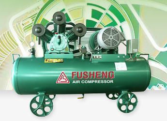 Compresor de pistón - A series - Fusheng Industrial - de aire / con motor eléctrico / con ruedas