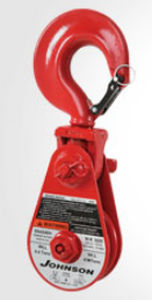 Polea de elevación de rueda libre - 2 - 30 t | SBBH series - Gunnebo Industrier AB - para cable / con gancho