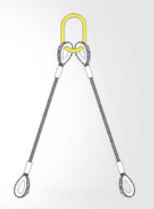 Eslinga de cable - Gunnebo Industrier AB - de acero