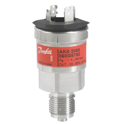 Transmisor de presión relativa - AKS 2050 - Danfoss Industrial Automation - de membrana / radiométrico / roscado