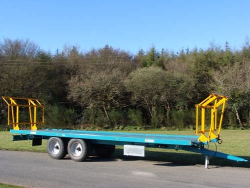 Remolque plataforma - RP 9004 LSP - REMORQUES ROLLAND - en tándem / de acoplamiento / para carga pesada