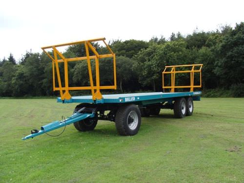 Remolque plataforma - RP 9006 LCH - REMORQUES ROLLAND - de 3 ejes / de acoplamiento / para carga pesada