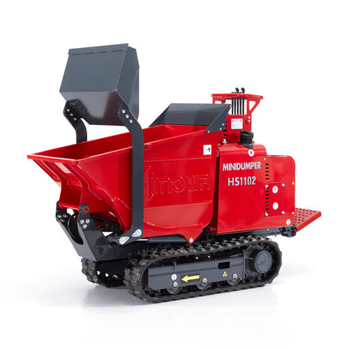 Mini-dúmper de orugas - HS1102 - HINOWA SPA - diésel / de descarga frontal / con volquete de elevación