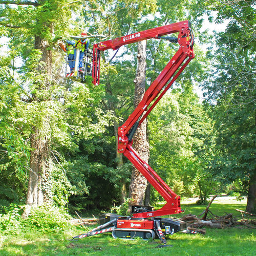 Plataforma araña con orugas - LIGHTLIFT 18.80 - HINOWA SPA - autopropulsada / con motor de gasolina / eléctrica