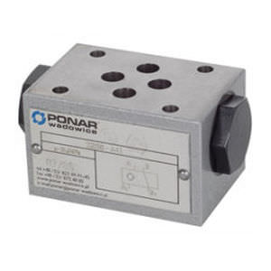Válvula de retención de globo - Z2S6 - PONAR S.A. - de control asistido / hidráulica