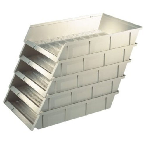 Caja-palé de plástico - MERCURIO - MARTINI ALFREDO - para la clasificación del correo / apilable