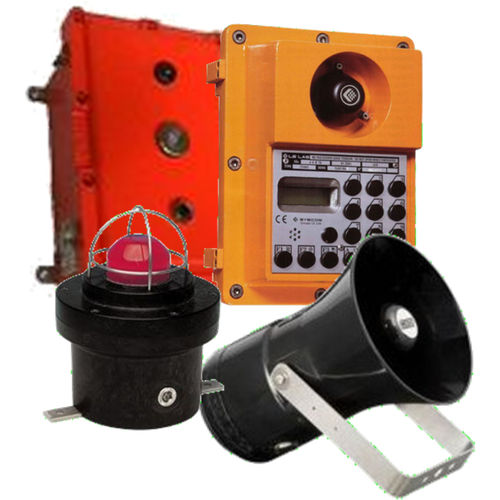 Sistema de interfono de control de acceso - PM ATEX - SATEC - para buque / de sobremesa / para ascensor
