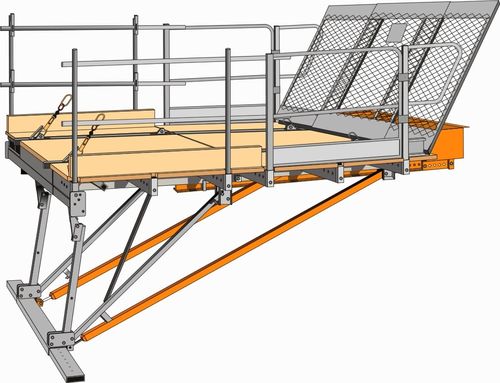 Plataforma de trabajo - REMAT - Sateco - suspendida / para obra
