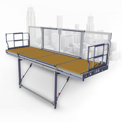 Plataforma de trabajo - PTE-C - Sateco - suspendida / para encofrados