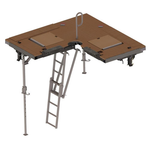 Podio de seguridad para escalera - PCE - Sateco