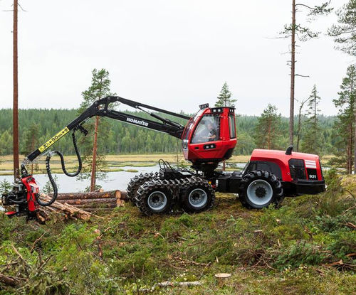 Cosechadora forestal con neumáticos - 931 - KOMATSU Forest