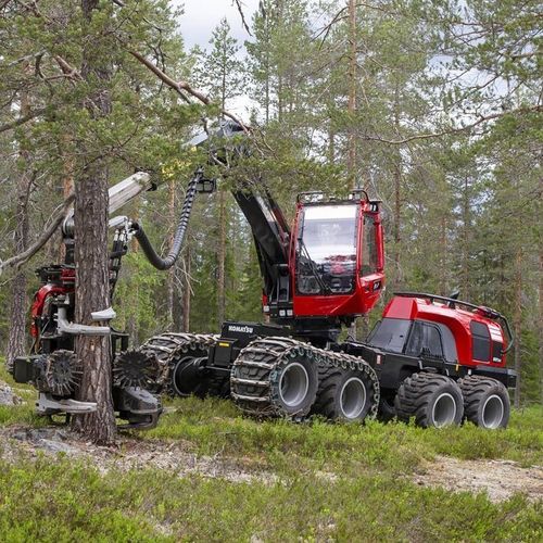Cosechadora forestal con neumáticos - 901XC - KOMATSU Forest