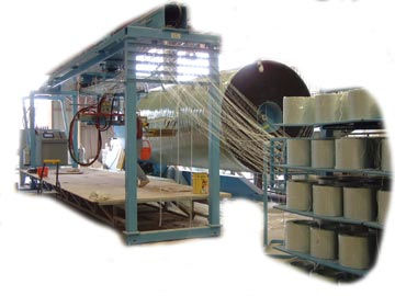 Máquina de enrollamiento filamentario controlada por ordenador - Matrasur Composites