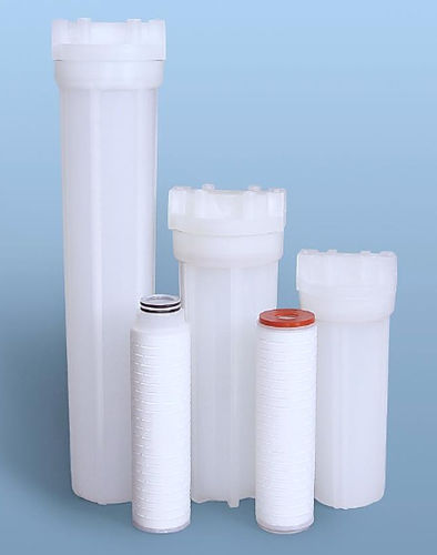 Cárter de filtro de un solo cartucho - CHPN series - Critical Process Filtration - para líquido / de material plástico