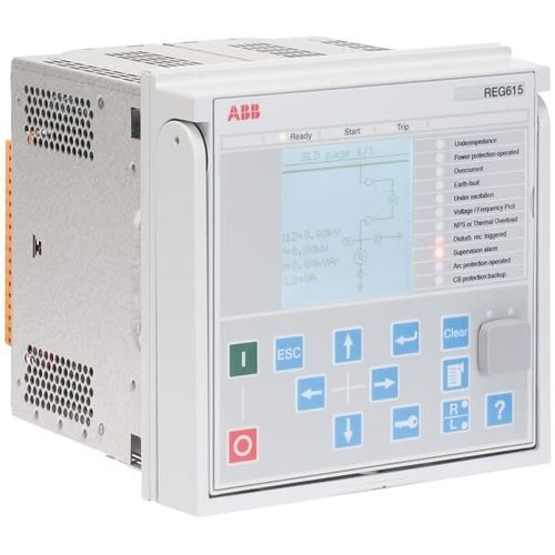 Relé de protección de potencia - REG615  - ABB Oy Distribution Automation - para generador / para montaje en panel / enchufable