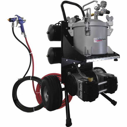 Unidad de proyección móvil - Black CAT BC100H - C.A.Technologies - de pintura / electroneumática / HVLP