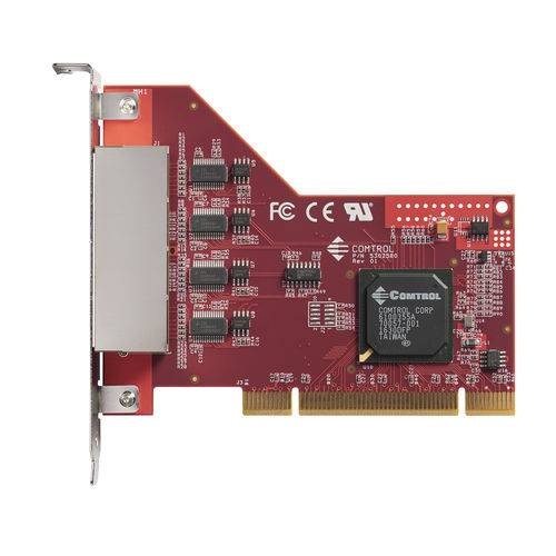 Tarjeta de comunicación multipuerto serie 4 puertos - 30023-6 - Comtrol Corporation - RS232 / Bus PCI / RJ45