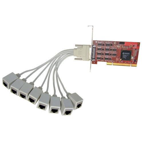 Tarjeta de comunicación multipuerto serie 8 puertos - 30002-1 - Comtrol Corporation - RS232 / Bus PCI / RJ45