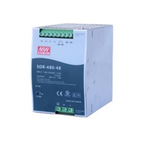 Alimentación eléctrica en riel DIN - MeanWell SDR-480-48 - Comtrol Corporation - AC/DC / ajustable / de alta potencia
