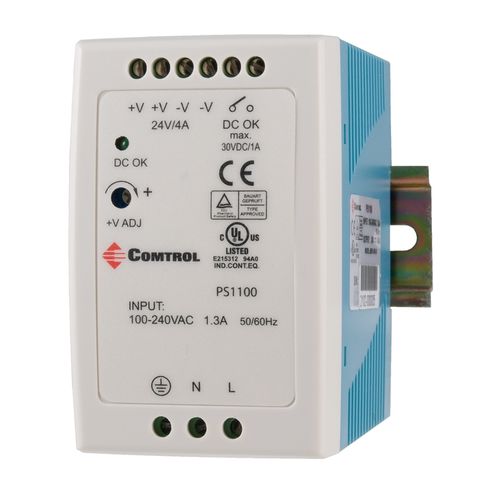 Alimentación eléctrica en riel DIN - PS1100A - Comtrol Corporation - AC/DC / ajustable / conmutada