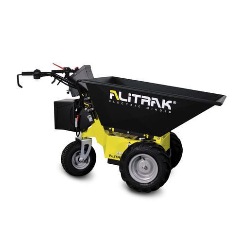 Mini-dúmper de ruedas - DT300E - ALITRAK S.r.l - eléctrico / de descarga frontal / con volquete de elevación