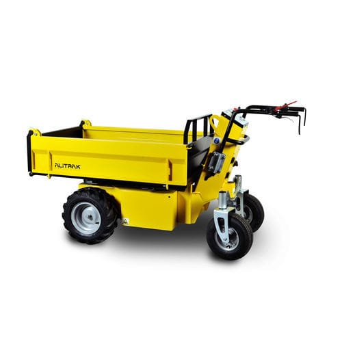 Transportador alimentado por batería - MT500L - ALITRAK S.r.l - con ruedas / elevador / de plataforma