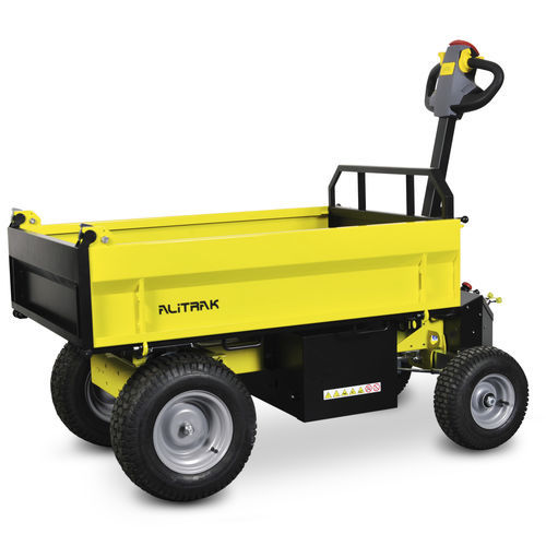 Transportador alimentado por batería - JT301L - ALITRAK S.r.l - con ruedas / de plataforma / eléctrico