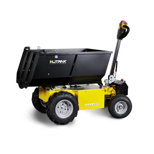 Mini-dúmper de ruedas - JM700P - ALITRAK S.r.l - eléctrico / de descarga frontal / con volquete de elevación