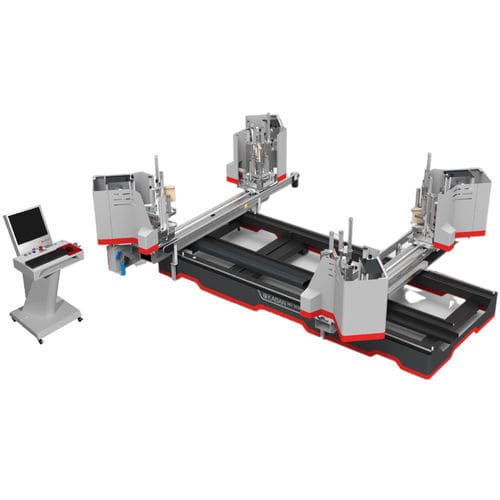 Máquina de soldar multicabezal - MD 3020 - KABAN MAKINA SANAYI VE TIC. LTD. STI - controlada por PLC / benchtop / para perfiles