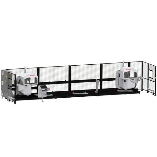 Máquina de corte doble cabezal - ZM 1060  - KABAN MAKINA SANAYI VE TIC. LTD. STI - de cuchilla / para aluminio / para perfiles de aluminio