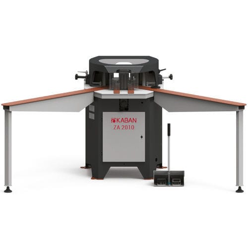 Engastadora de esquinas para perfiles de aluminio - ZA 2010 - KABAN MAKINA SANAYI VE TIC. LTD. STI - semiautomática / hidroneumática / con pedal