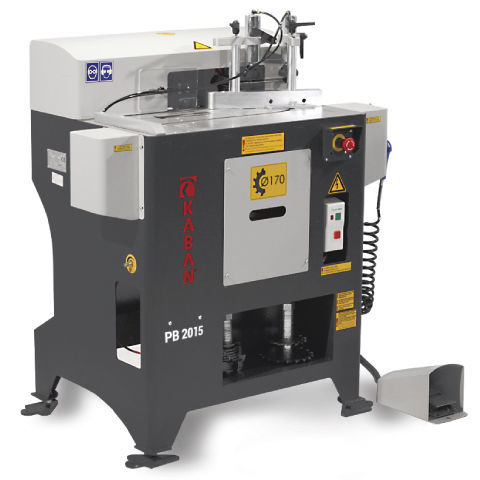 Retestadora para aluminio - PB 2015 - KABAN MAKINA SANAYI VE TIC. LTD. STI - de ángulo variable / para perfiles de aluminio