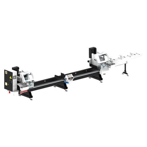 Tronzadora doble cabezal para aluminio - AC 2045 - KABAN MAKINA SANAYI VE TIC. LTD. STI - para perfiles / automática
