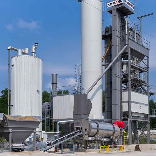 Planta de asfalto estacionaria - ABC 100-340 SOLIDBATCH - Ammann - discontinua