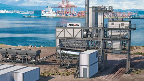 Planta de asfalto transportable - ABT 140-180 QUICKBATCH - Ammann - discontinua