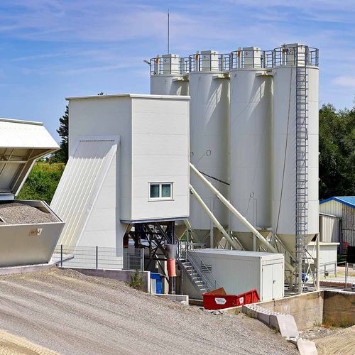 Planta de hormigón estacionaria - CBS 105–140 S/T L ELBA - Ammann - monoaxial