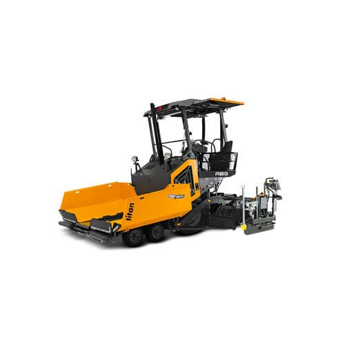 Pavimentadora de asfalto - ABG 2870 - Ammann - de ruedas