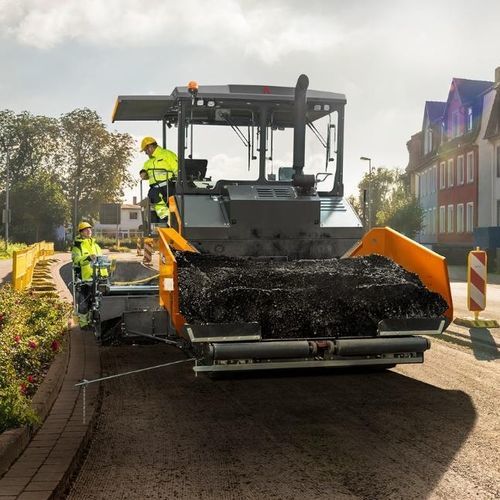 Pavimentadora de asfalto - ABG 4820 - Ammann - con orugas