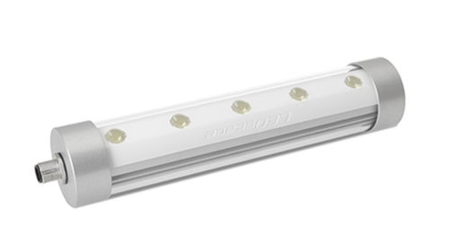 Iluminación barra de iluminación - 22 - 28 VDC, IP67, ø 45 mm | D45-C series - Diana Electronic-Systeme GmbH - LED / para máquina herramienta / de puestos de montaje