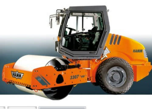 Compactador monocilindro - 6 650 kg | 3307 VIO - HAMM AG - vibratorio / articulado